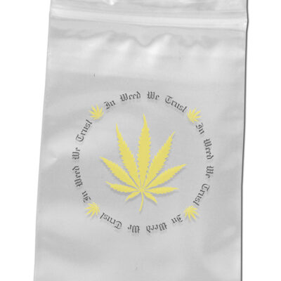 Zip Bag In Weed We Trust 100ks