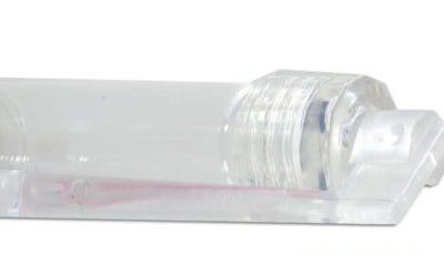 Sklenená fľaštička s lyžičkou 5 ml (Priehľadná hlavica)
