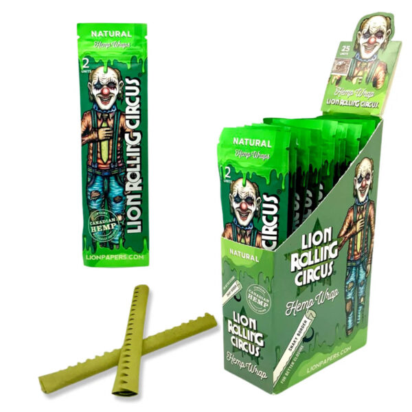 Lion Rolling Circus Papierik NATURAL  hemp