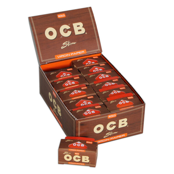 Papieriky OCB Virgin Rolls slim