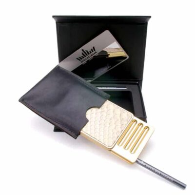 Royal Box® Python Gold Edition – Luxusné Puzdro s Pytóňou Kožou