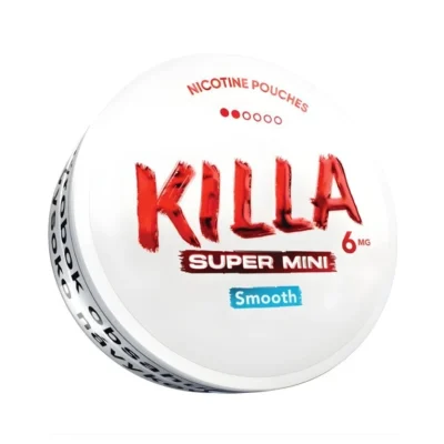 Nikotínové vrecúška KILLA SUPER MINI SMOOTH 20vrec. 6mg