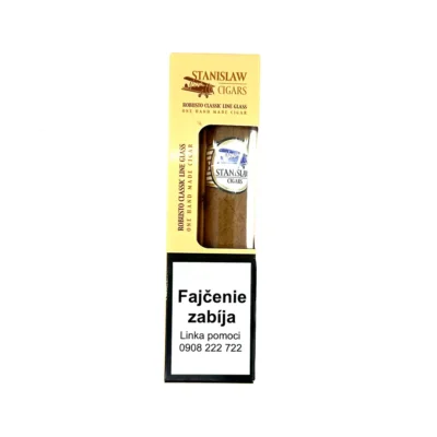 Stanislaw Cigars Robusto classic line glass set