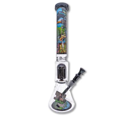 Sklenené bongo Blackleaf - GRAND STORY OF BlackLeaf Precooler