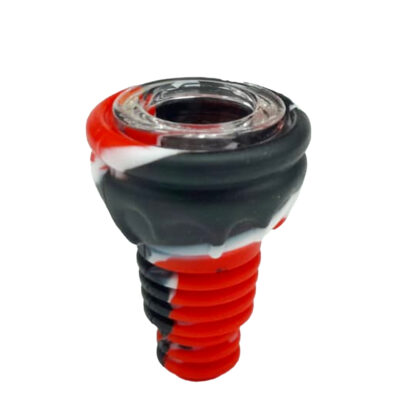 Silikónovo-sklenený kotlík na bongo (14,4 mm / 18,8 mm) – Univerzálny hybrid