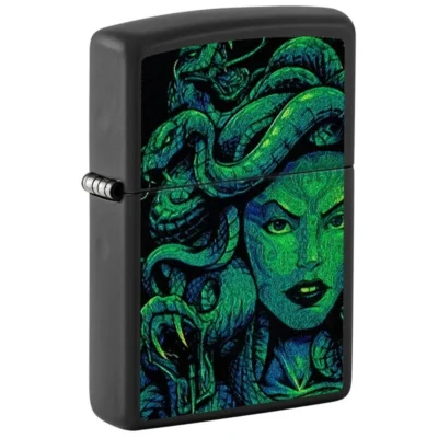 Zippo zapaľovač Medusa Design – Black Matte