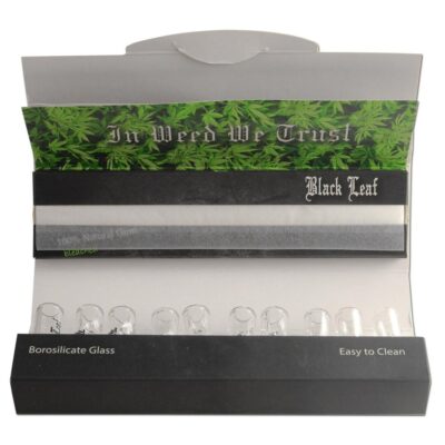 Papieriky Black Leaf® KS Slim so sklenenými filtrami