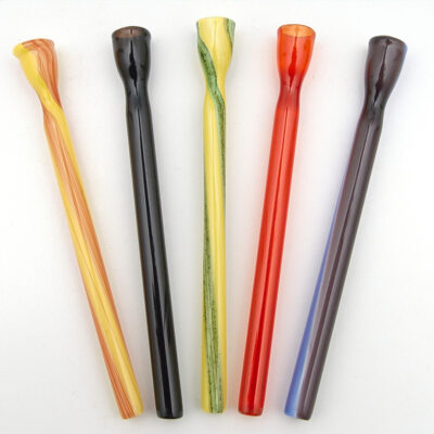 Rovná sklenka dlhá - Pestrofarebná (10cm)