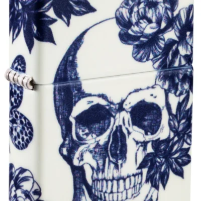 Zapaľovač Zippo 540 Color – Svietiaca lebka s kvetmi (Glow in the Dark - Floral Skull)