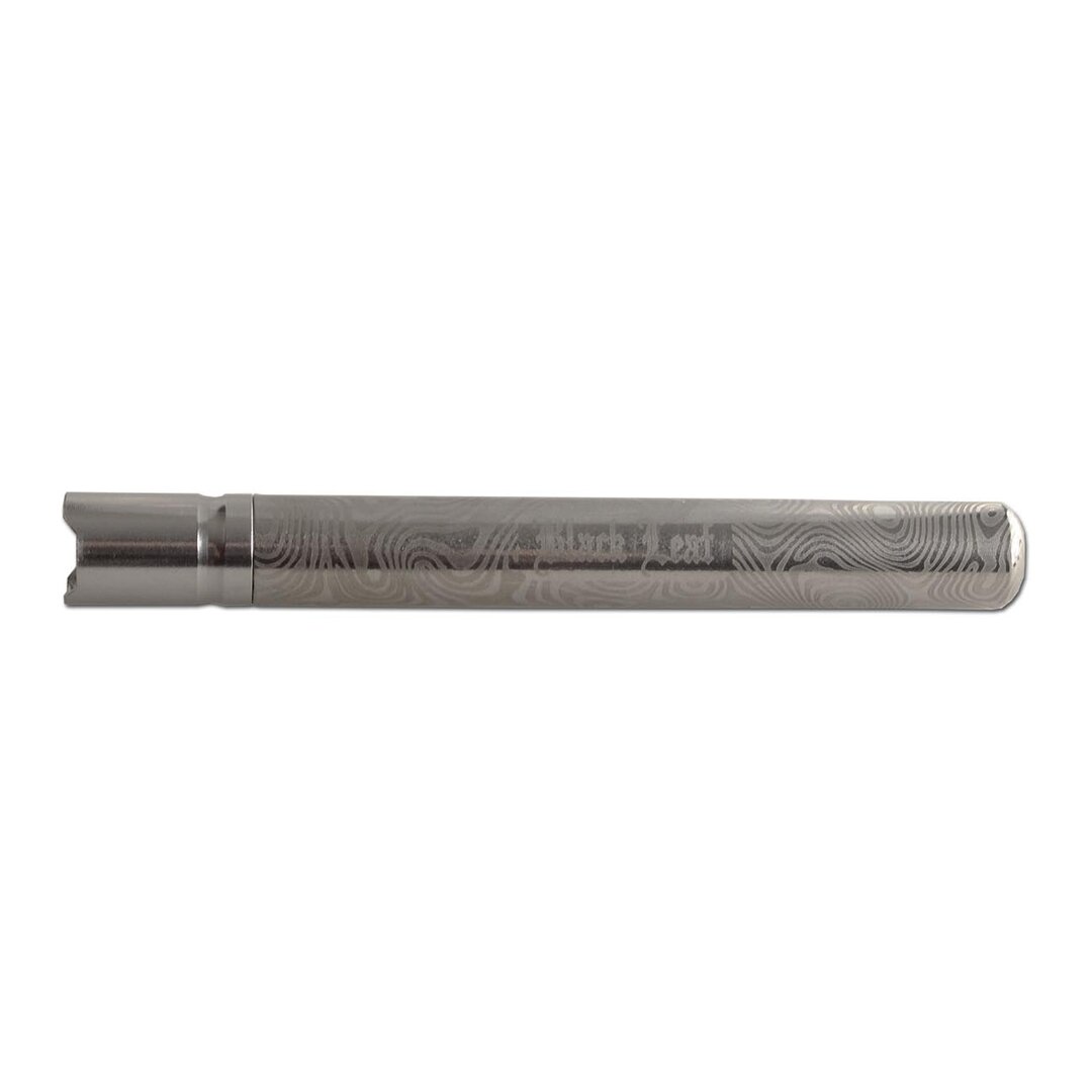 Nerezová fajka Black Leaf One Hitter (Logo, 105 mm) – Obrázok 2