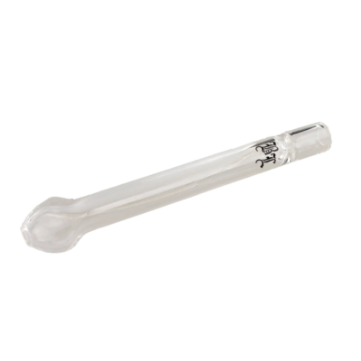 Sklenená fajka - Black Leaf One Hitter s plochým náustkom