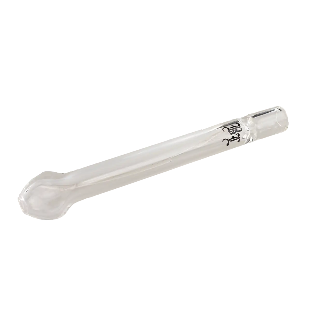 Sklenená fajka - Black Leaf One Hitter s plochým náustkom