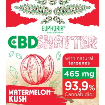 CBD Shatter Euphoria Watermelon Kush (0,5 g / 465 mg CBD)