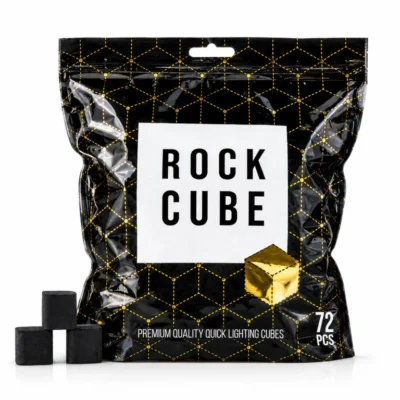 Rýchlozápalné uhlíky do vodnej fajky Rock Cube 72 ks