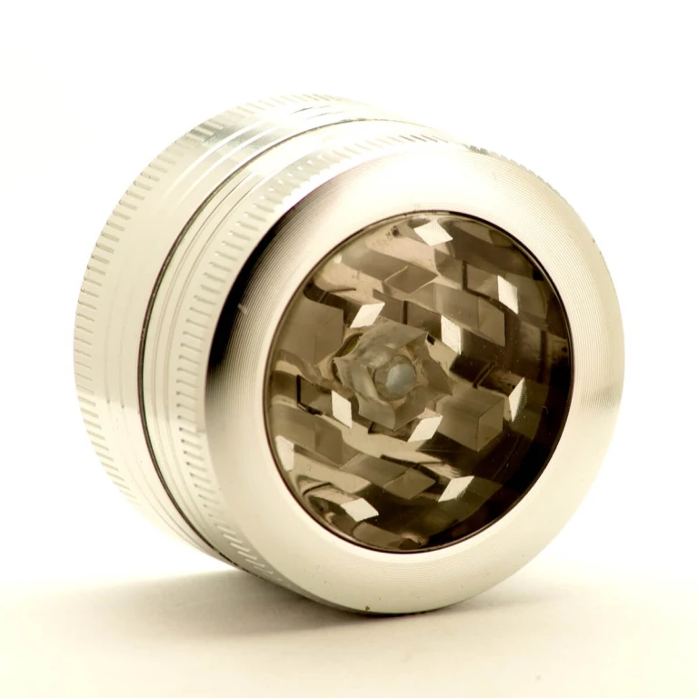 Kovová a akrylová drvička Push Grinder (2-dielna, 40 mm)