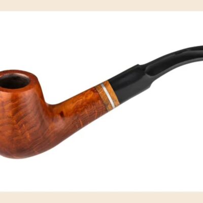 Fajka na tabak Angelo Model 16 (Bledo hnedá vintage, zahnutá)